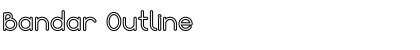 Download Bandar Outline Font Title Preview