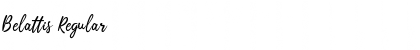 Download Belattis Regular Font Title Preview
