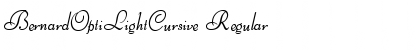 Download BernardOptiLightCursive Regular Font Title Preview