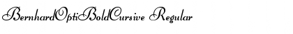 Download BernhardOptiBoldCursive Regular Font Title Preview