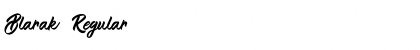 Download Blarak Regular Font Title Preview