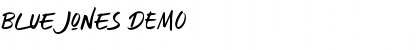 Download Blue Jones DEMO Font Title Preview