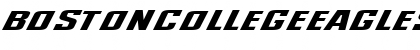 Download BostonCollegeEagles Regular Font Title Preview