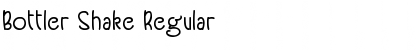 Download Bottler Shake Regular Font Title Preview