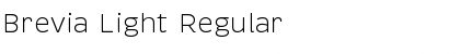 Download Brevia Light Regular Font Title Preview