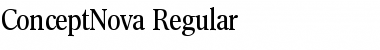 Download ConceptNova Regular Font Title Preview