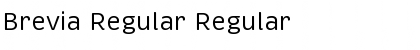 Download Brevia Regular Regular Font Title Preview