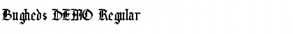 Download Bugheds DEMO Regular Font Title Preview