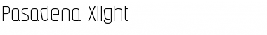 Download Pasadena-Xlight Regular Font Title Preview