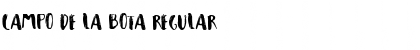 Download Campo de la Bota Regular Font Title Preview
