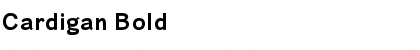 Download Cardigan Bold Font Title Preview