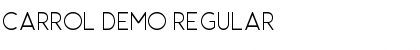 Download Carrol DEMO Regular Font Title Preview