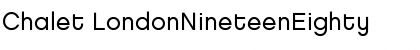 Download Chalet LondonNineteenEighty Font Title Preview