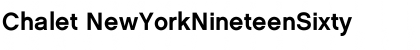 Download Chalet NewYorkNineteenSixty Font Title Preview