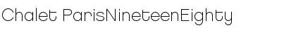 Download Chalet ParisNineteenEighty Font Title Preview