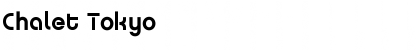 Download Chalet Tokyo Font Title Preview