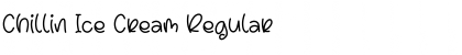 Download Chillin Ice Cream Regular Font Title Preview