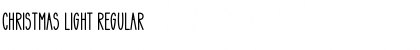 Download Christmas Light Regular Font Title Preview