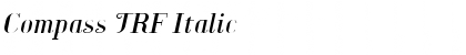 Download Compass TRF Italic Font Title Preview