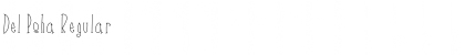 Download Del Poha Regular Font Title Preview