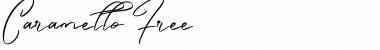 Download Caramello Free Regular Font Title Preview