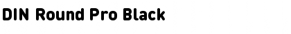 Download DIN Round Pro Black Font