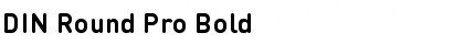 Download DIN Round Pro Bold Font Title Preview