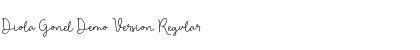 Download Diola Gonel Demo Version Regular Font Title Preview