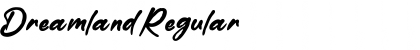 Download Dreamland Regular Font Title Preview