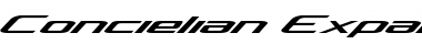 Download Concielian Expanded Expanded Font Title Preview