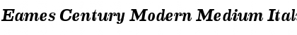 Download Eames Century Modern Medium Italic Font