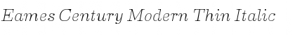 Download Eames Century Modern Thin Font