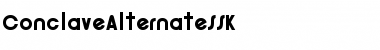 Download ConclaveAlternateSSK Regular Font Title Preview