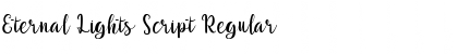 Download Eternal Lights Script Regular Font Title Preview