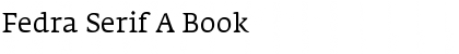 Download Fedra Serif A Book Font Title Preview