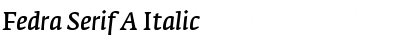 Download Fedra Serif A Italic Font Title Preview