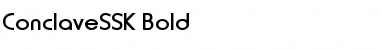 Download ConclaveSSK Bold Font Title Preview
