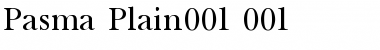 Download Pasma Plain Font Title Preview