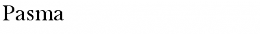 Download Pasma Medium Font Title Preview