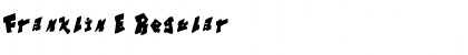 Download Franklin E Regular Font Title Preview