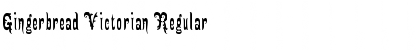Download Gingerbread Victorian Regular Font Title Preview