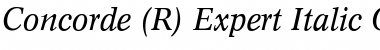 Download Concorde Expert BQ Italic Font Title Preview