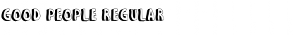 Download GOOD PEOPLE Regular Font Title Preview