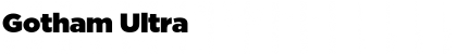 Download Gotham Ultra Font Title Preview