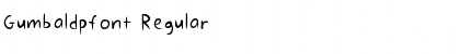 Download Gumbaldpfont Regular Font Title Preview