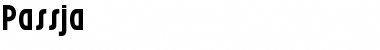 Download Passja Regular Font Title Preview