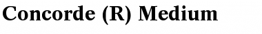 Download Concorde BQ Medium Font Title Preview