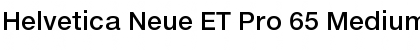 Download Helvetica Neue ET Pro 65 Medium Font