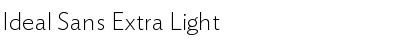 Download Ideal Sans Extra Light Font