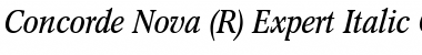 Download Concorde Nova Expert BQ Italic Font Title Preview